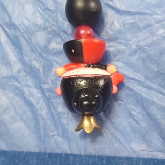 HOMEMADE DISNEY DOORABLE QUEEN OF HARTS TOPPER BEADED PEN REMOVABLE TOPPER - Picture 5 of 6